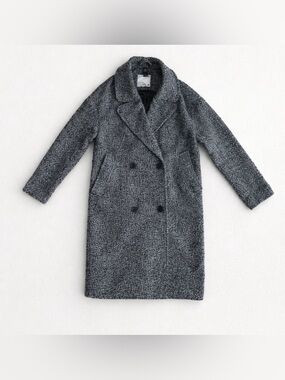 FRANK & OAK - Marled Wool Double-Breast Coat